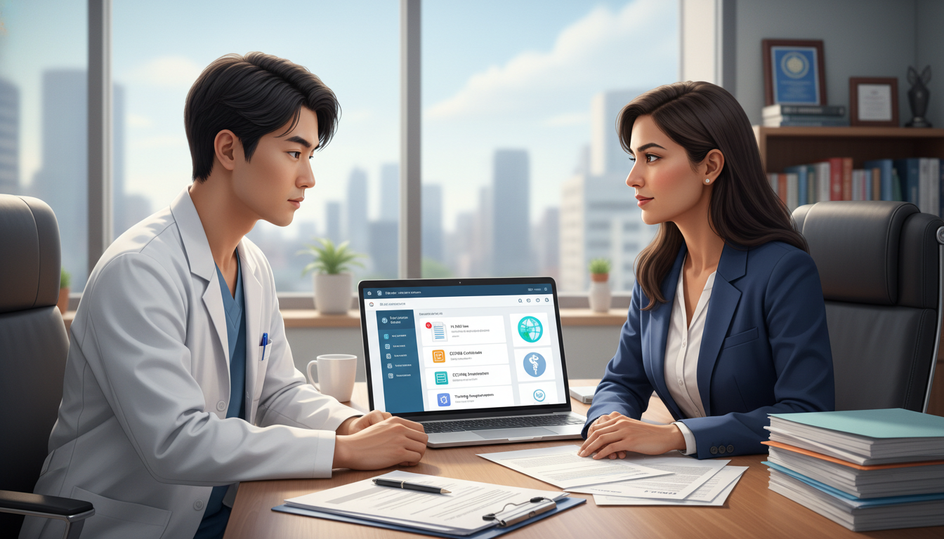 Psychiatry residency program director discussing H-1B sponsorship with an international medical graduate Psychiatry residency program director discussing H-1B sponsorship with an international medical graduate - IMG residency guid