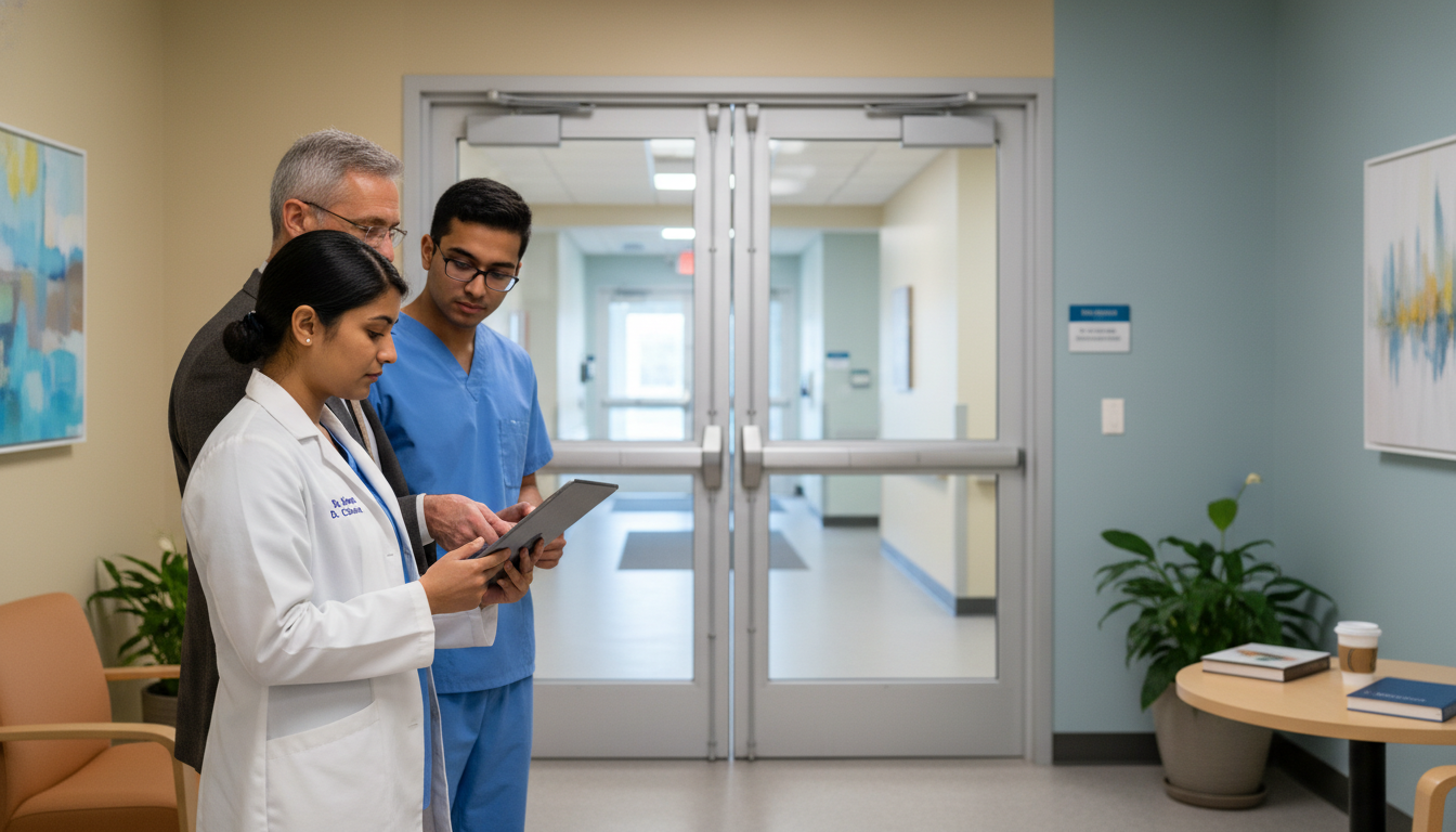 Psychiatry resident and attending supervising international medical graduate on inpatient unit Psychiatry resident and attending supervising international medical graduate on inpatient unit - IMG residency guide for Lett