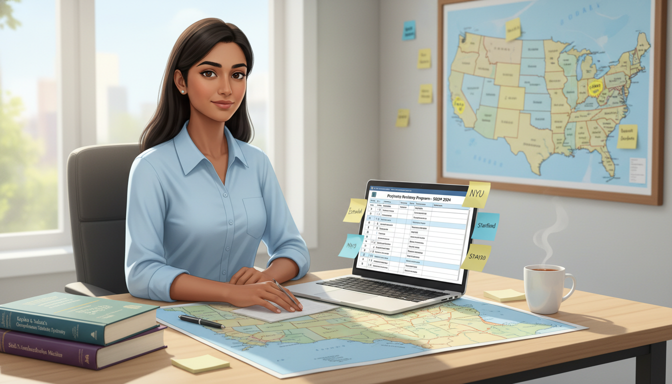 International medical graduate organizing SOAP target programs for psychiatry - IMG residency guide for SOAP Preparation for