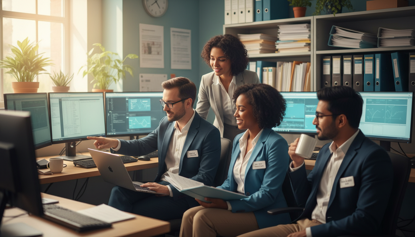 Psychiatry residents in outpatient clinic discussing cases Psychiatry residents in outpatient clinic discussing cases - IMG residency guide for Work-Life Balance Assessment for Interna