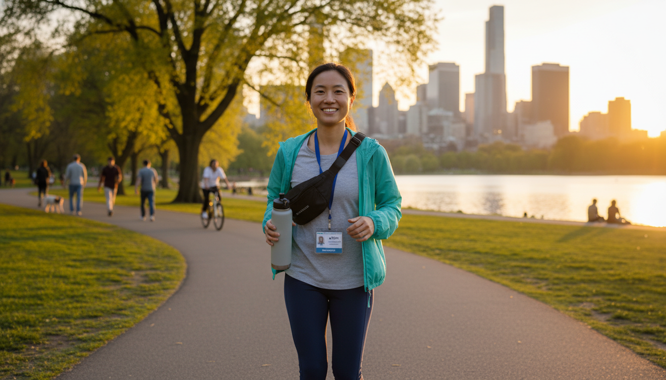 Psychiatry resident enjoying time off outdoors Psychiatry resident enjoying time off outdoors - IMG residency guide for Work-Life Balance Assessment for International Medic