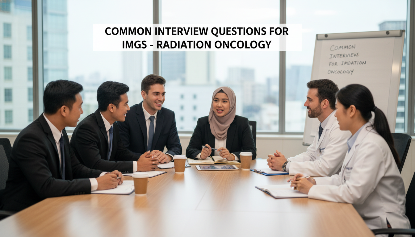 Diverse medical residents in panel interview - IMG residency guide for Common Interview Questions for International Medical G