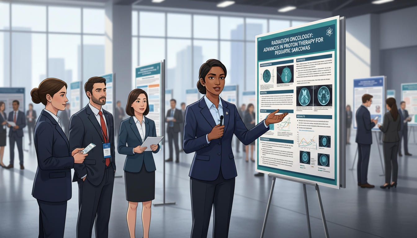 Conference poster presentation by an IMG in radiation oncology - IMG residency guide for Research Profile Building for Intern