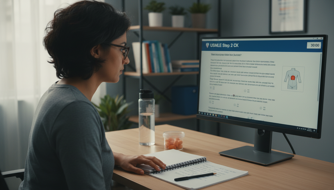 International medical graduate simulating USMLE Step 2 CK exam conditions International medical graduate simulating USMLE Step 2 CK exam conditions - IMG residency guide for USMLE Step 2 CK Preparati