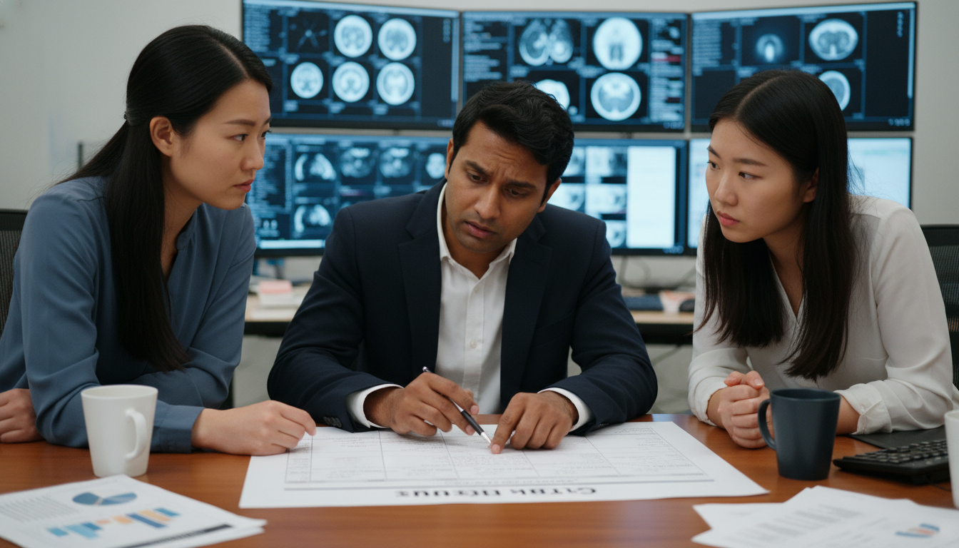 Radiology residents discussing workload and call schedule Radiology residents discussing workload and call schedule - IMG residency guide for Resident Turnover Warning Signs for Inter