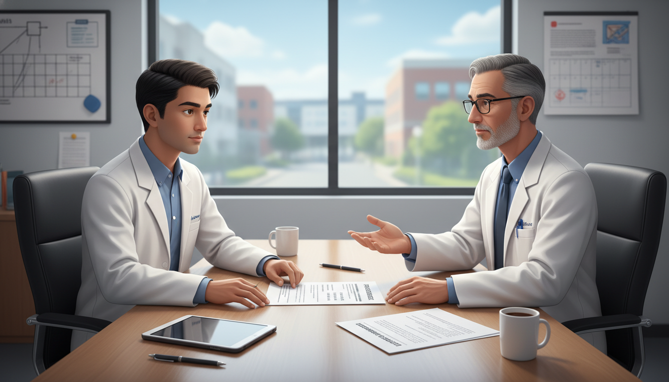 International medical graduate meeting with attending physician for feedback during away rotation International medical graduate meeting with attending physician for feedback during away rotation - IMG residency guide for A