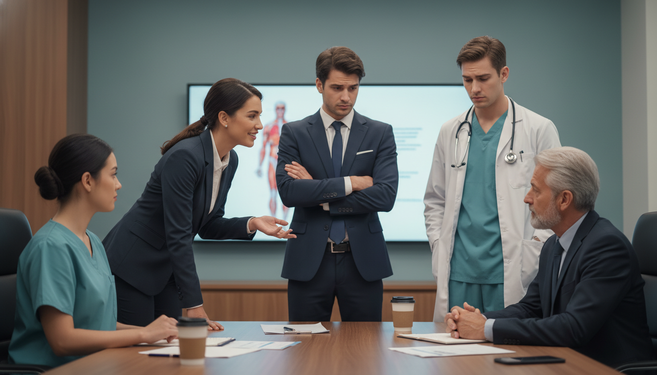 Residency interview panel with mixed positive and concerned expressions Residency interview panel with mixed positive and concerned expressions - IMG residency guide for Identifying Malignant Progr