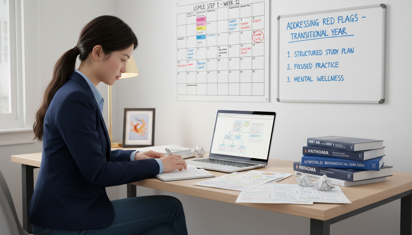 International medical graduate studying for USMLE exams with organized materials International medical graduate studying for USMLE exams with organized materials - IMG residency guide for Addressing Red Fla