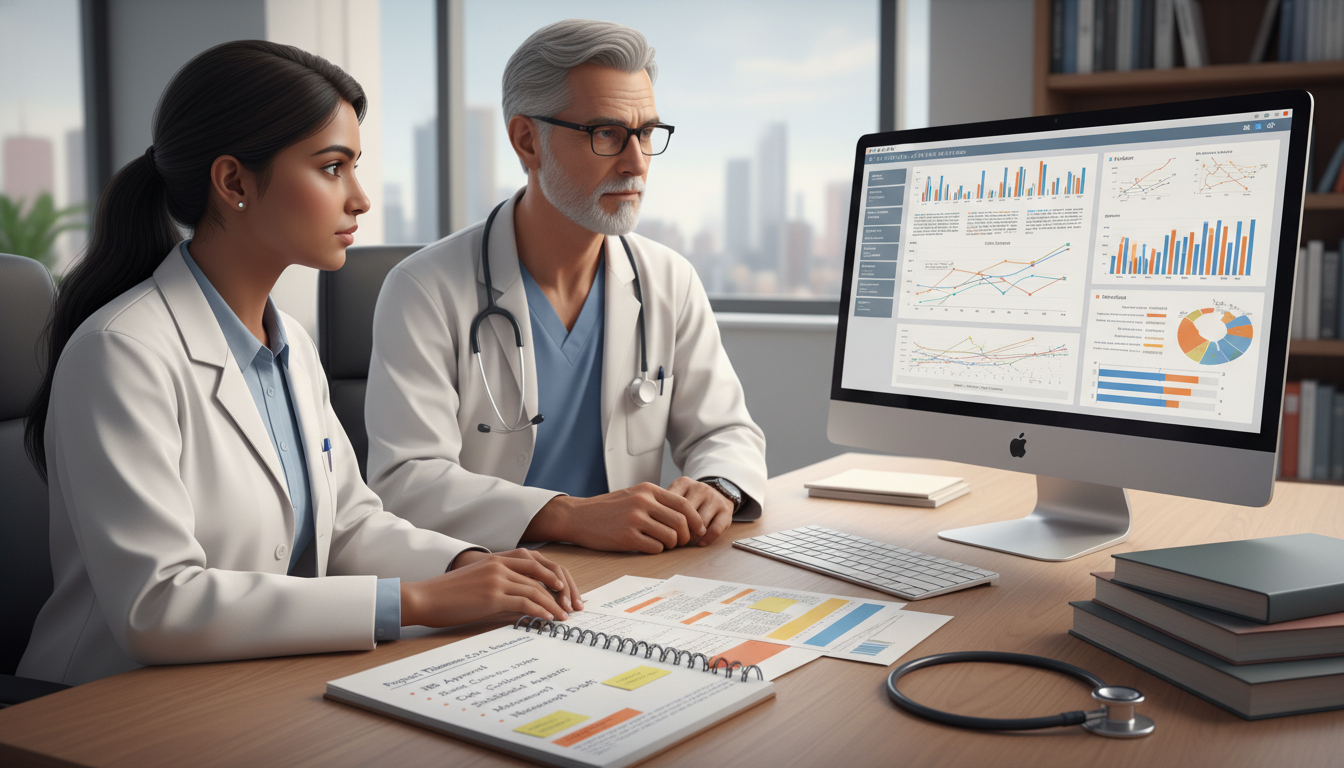 IMG collaborating with mentor on clinical research data for residency applications IMG collaborating with mentor on clinical research data for residency applications - IMG residency guide for Research Profile