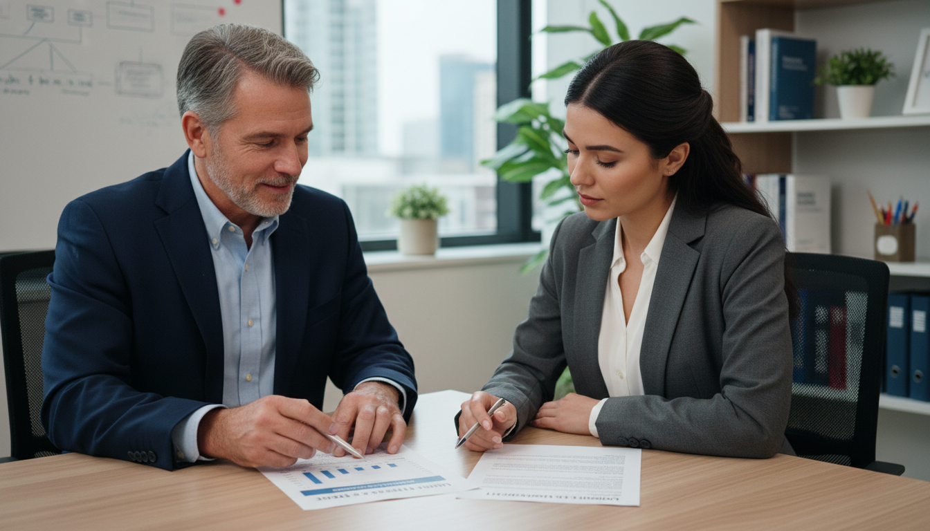 Resident mentor reviewing USMLE performance with an IMG - IMG residency guide for Step Score Strategy for International Medic