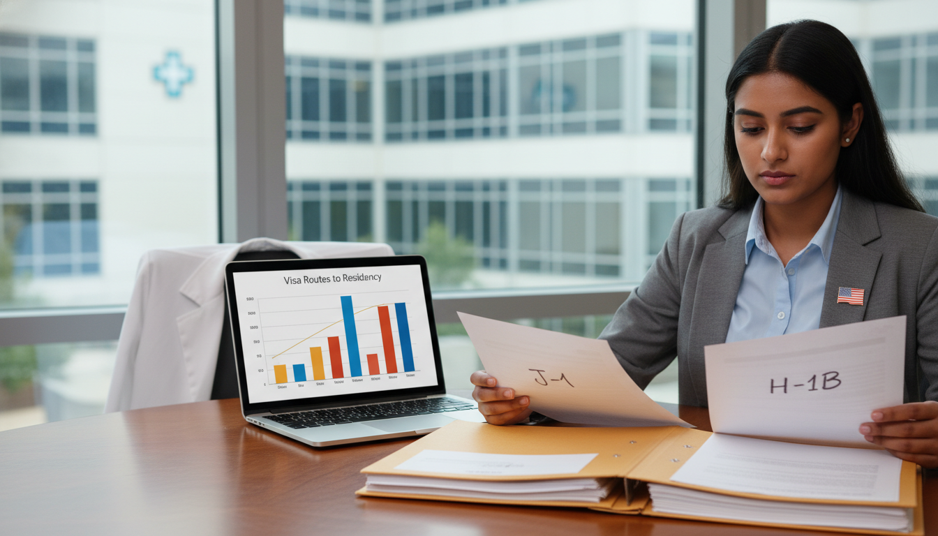 Comparison of J-1 vs H-1B visa options for IMG residency Comparison of J-1 vs H-1B visa options for IMG residency - IMG residency guide for Visa Navigation for Residency for Internat