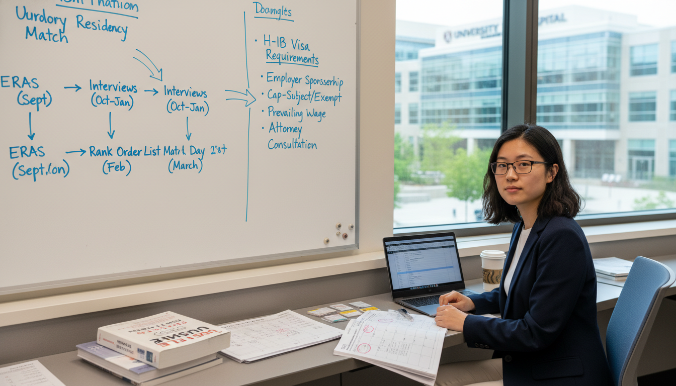 Timeline planning for urology residency match and H-1B visa for an IMG Timeline planning for urology residency match and H-1B visa for an IMG - IMG residency guide for H-1B Sponsorship Programs fo