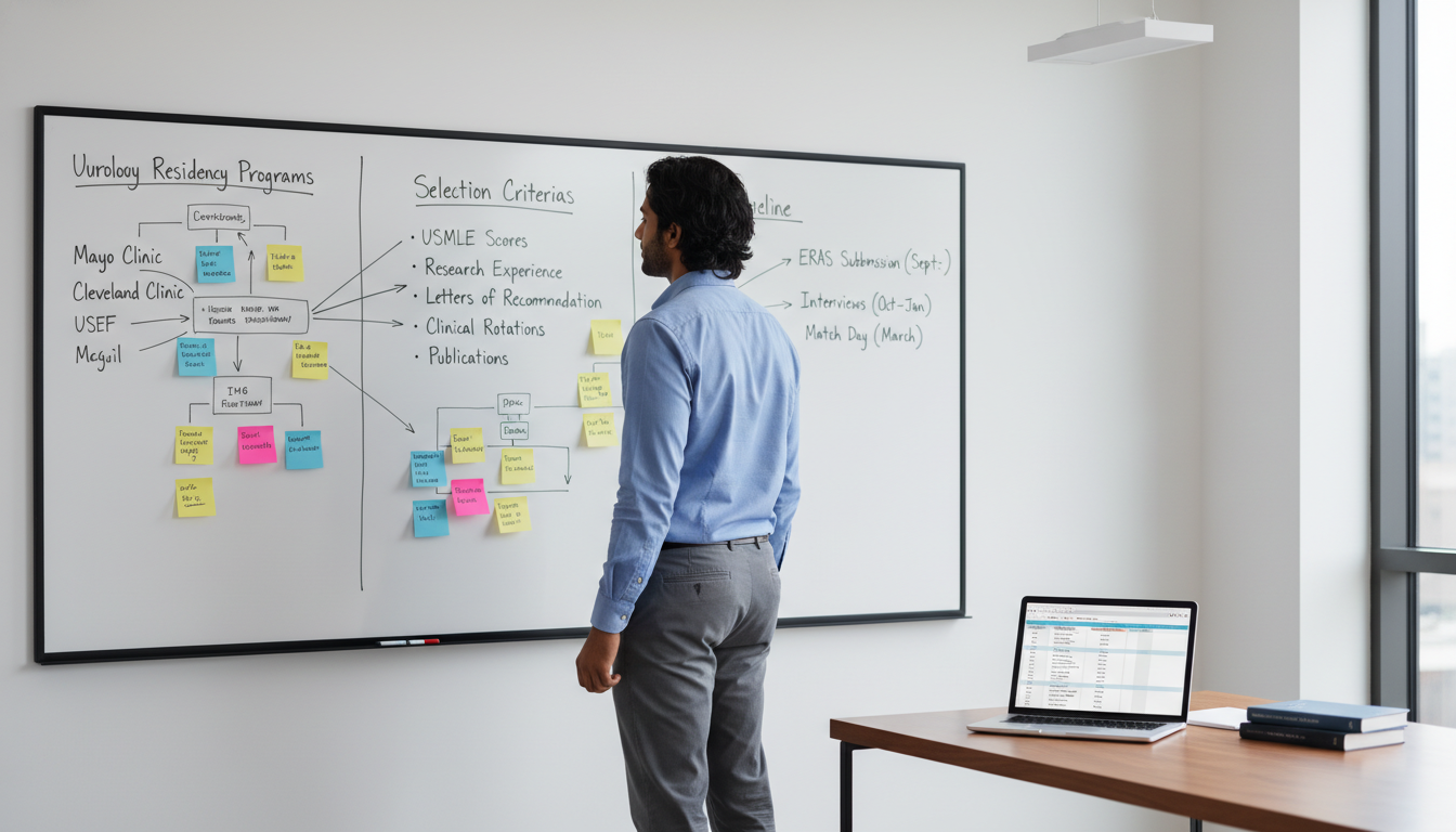 International medical graduate creating a residency application strategy board - IMG residency guide for Program Selection St