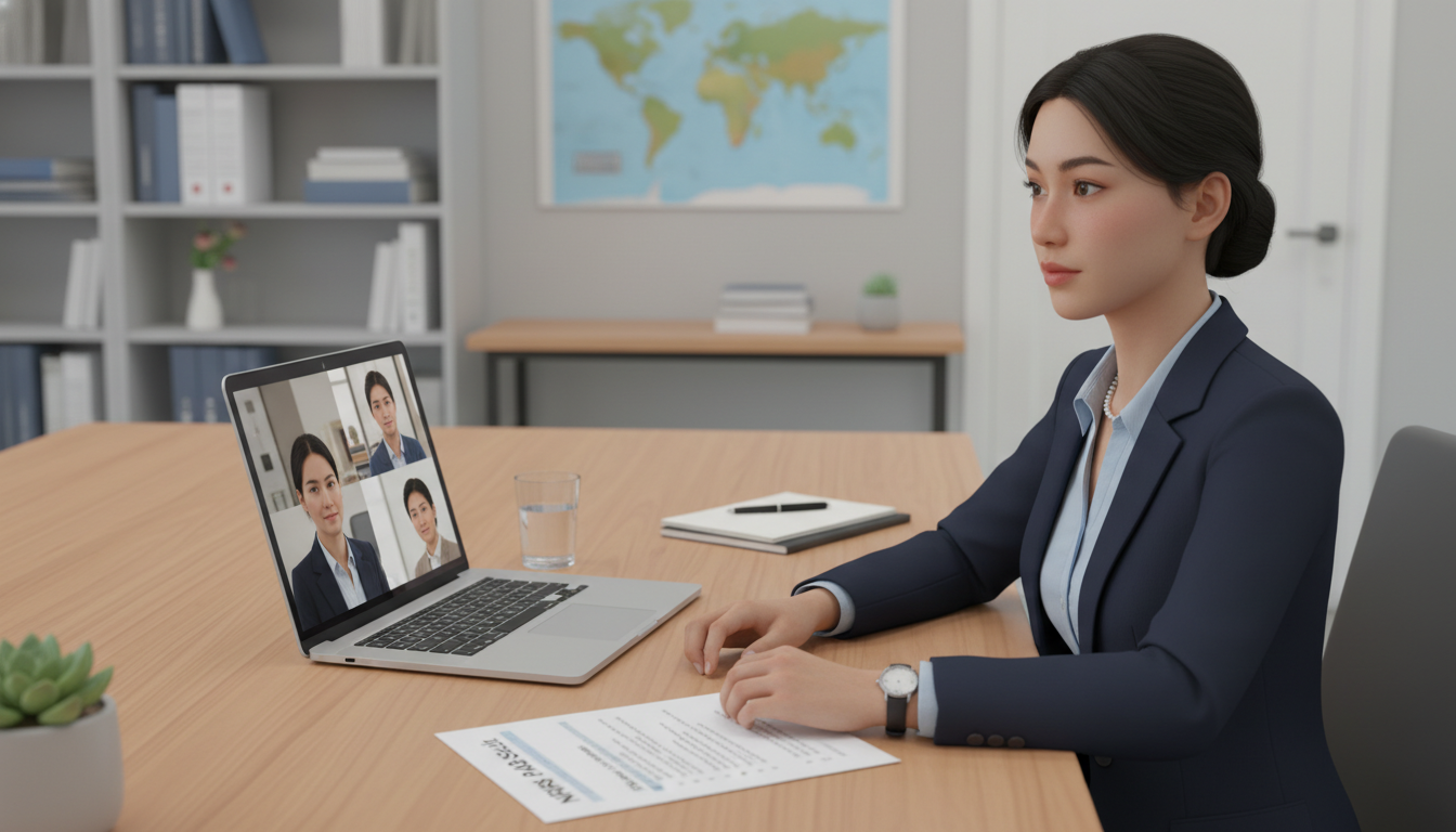 IMG on video interview during SOAP match week - IMG residency guide for SOAP Preparation for International Medical Graduate (