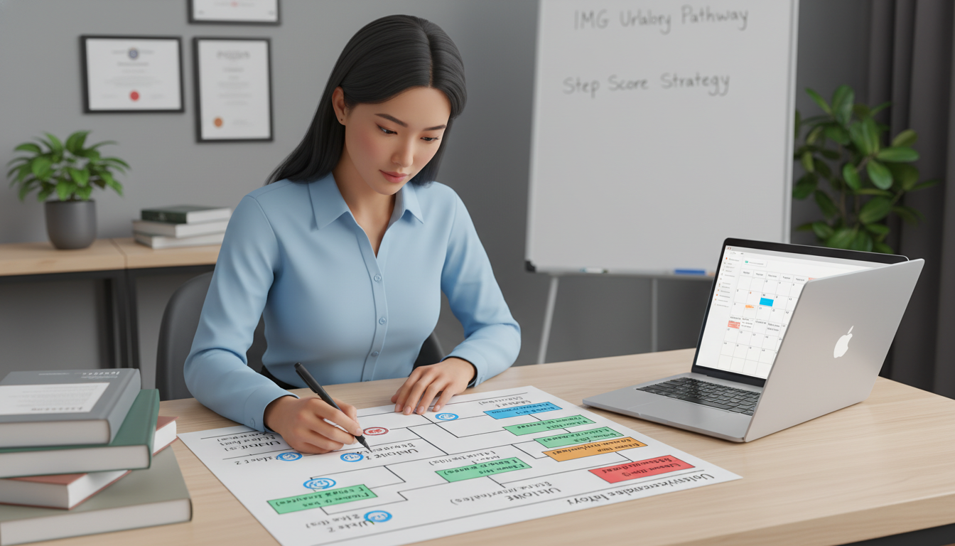 IMG planning USMLE and urology application timeline - IMG residency guide for Step Score Strategy for International Medical G