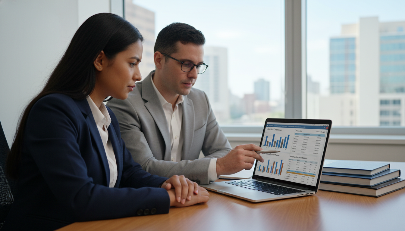 IMG discussing low Step score strategy with mentor - IMG residency guide for Step Score Strategy for International Medical Gr