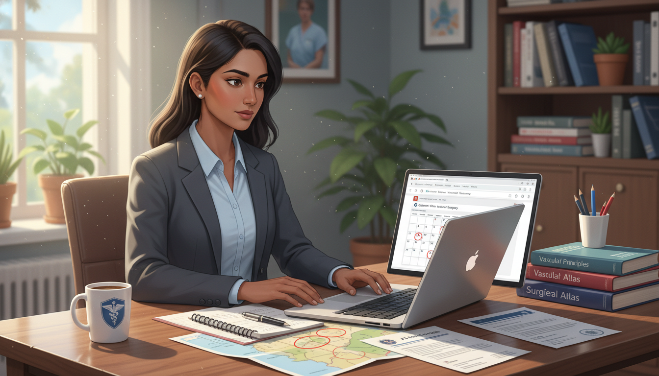 International medical graduate planning away rotations on laptop with calendar International medical graduate planning away rotations on laptop with calendar - IMG residency guide for Away Rotation Strate