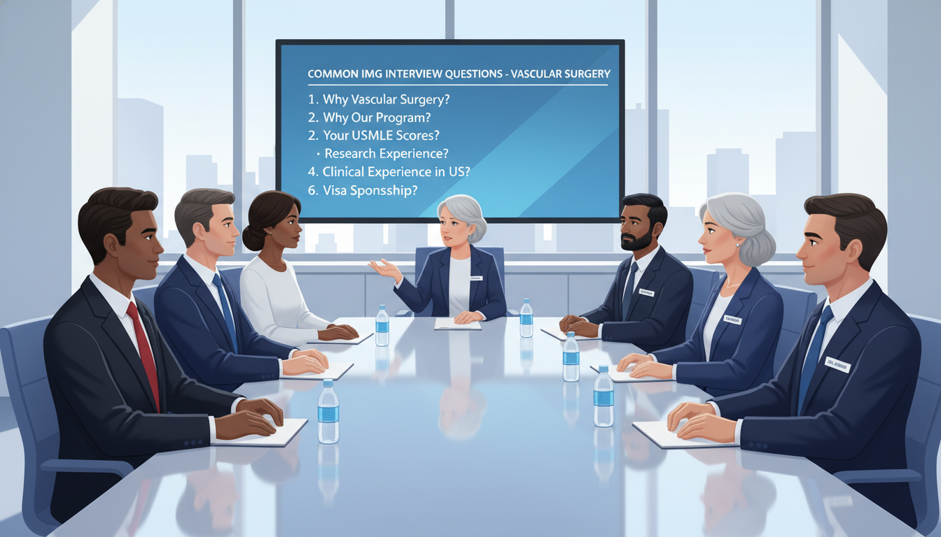 Mastering IMG Residency Interviews: Top Vascular Surgery Questions