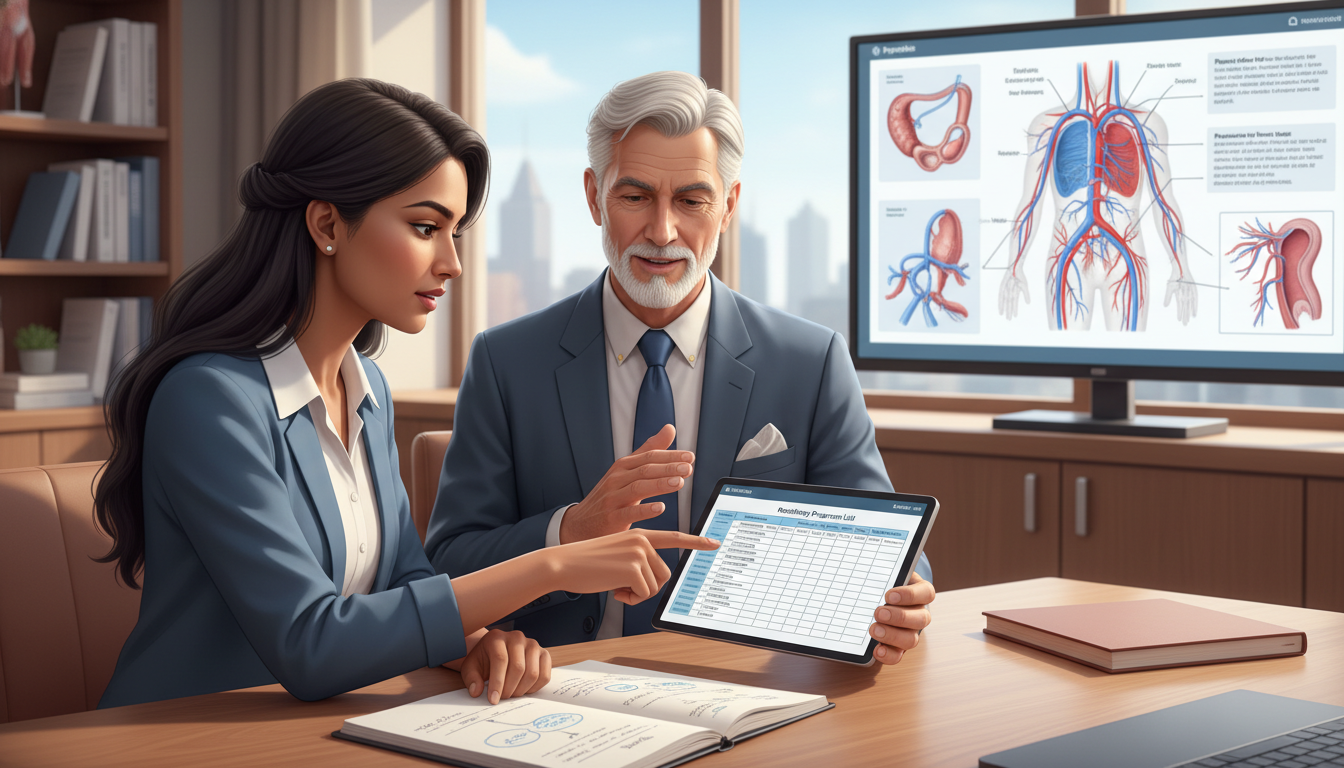 International medical graduate meeting with mentor to refine vascular surgery residency strategy - IMG residency guide for Pr