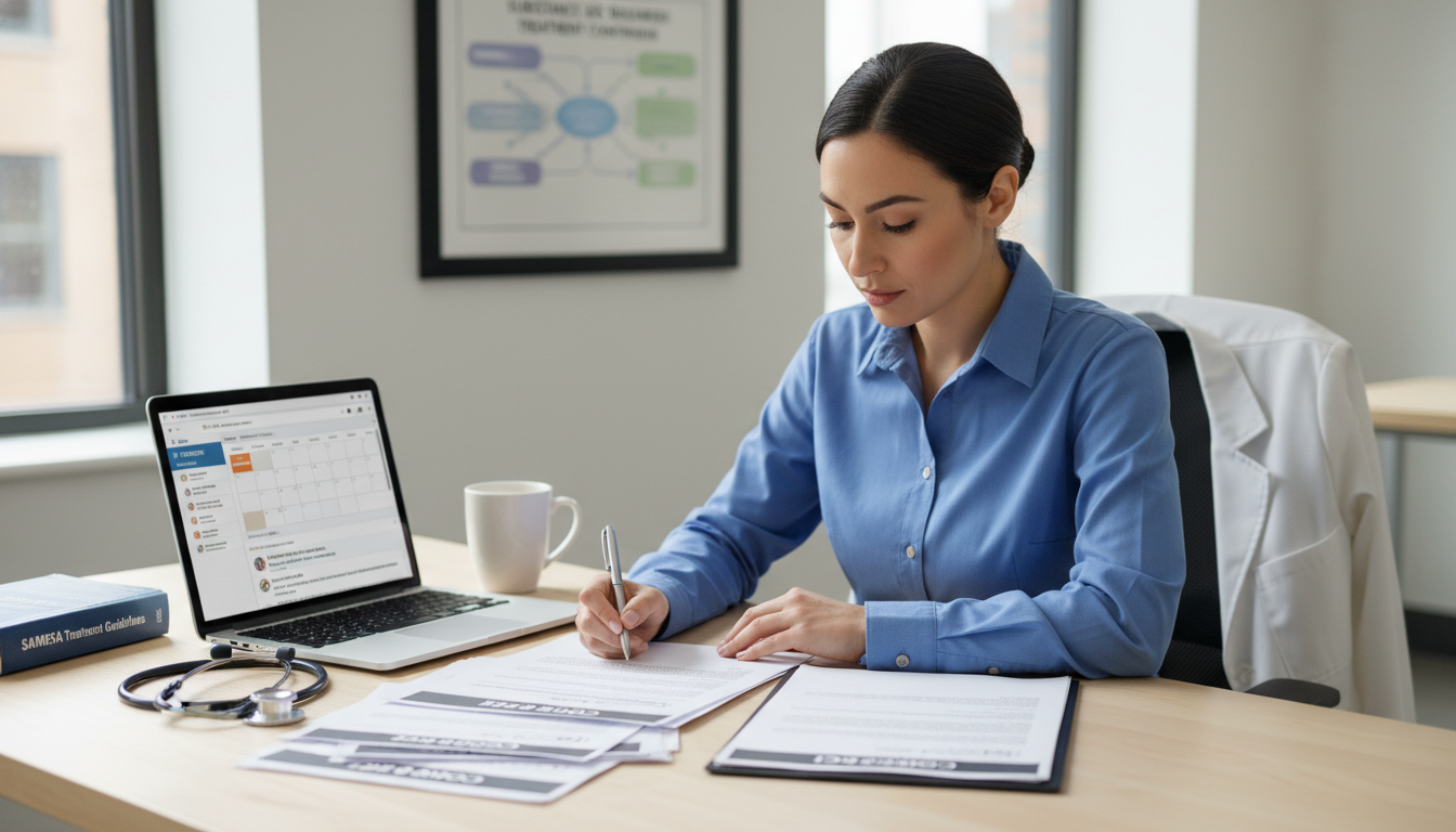 Addiction medicine physician reviewing job offers and contracts Addiction medicine physician reviewing job offers and contracts - MD graduate residency for Job Search Timing for MD Graduate