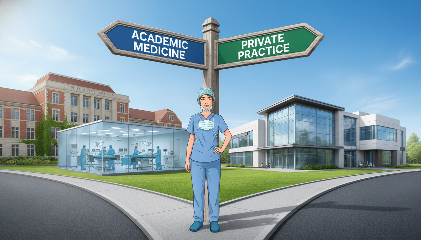 Choosing Between Academic vs Private Practice in Anesthesiology: A Comprehensive Guide