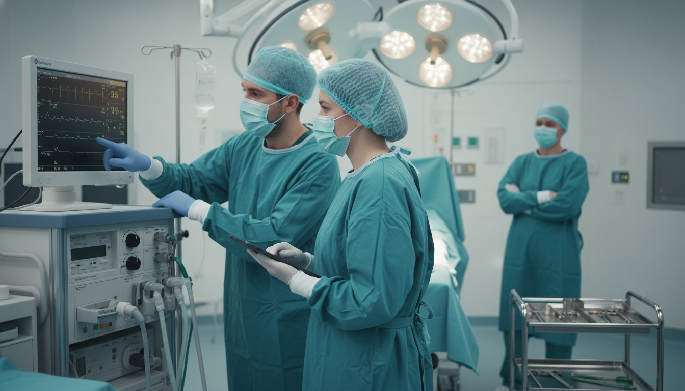 Anesthesia resident teaching visiting student in operating room Anesthesia resident teaching visiting student in operating room - MD graduate residency for Away Rotation Strategy for MD Gra