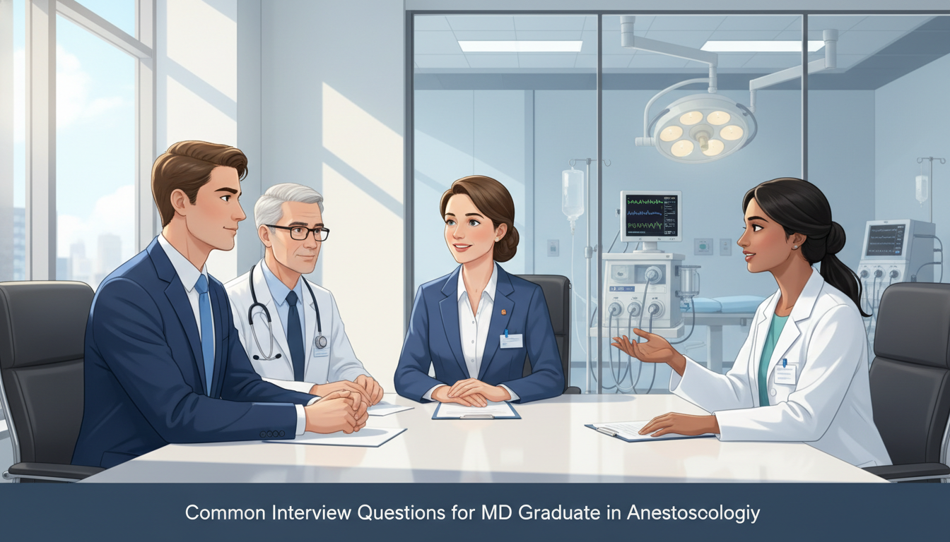 Top Interview Questions for MD Graduates in Anesthesiology Residency