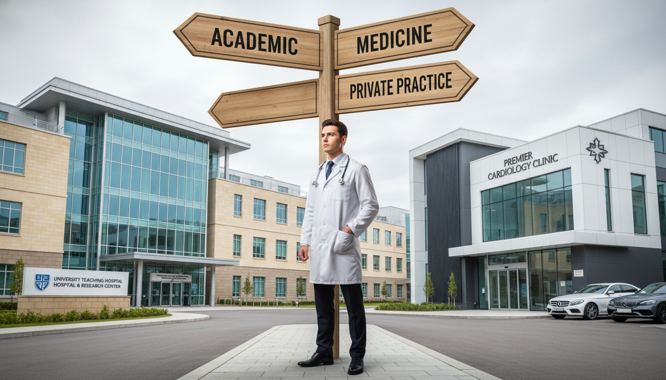 MD Graduate Guide: Academic vs Private Practice in Cardiology