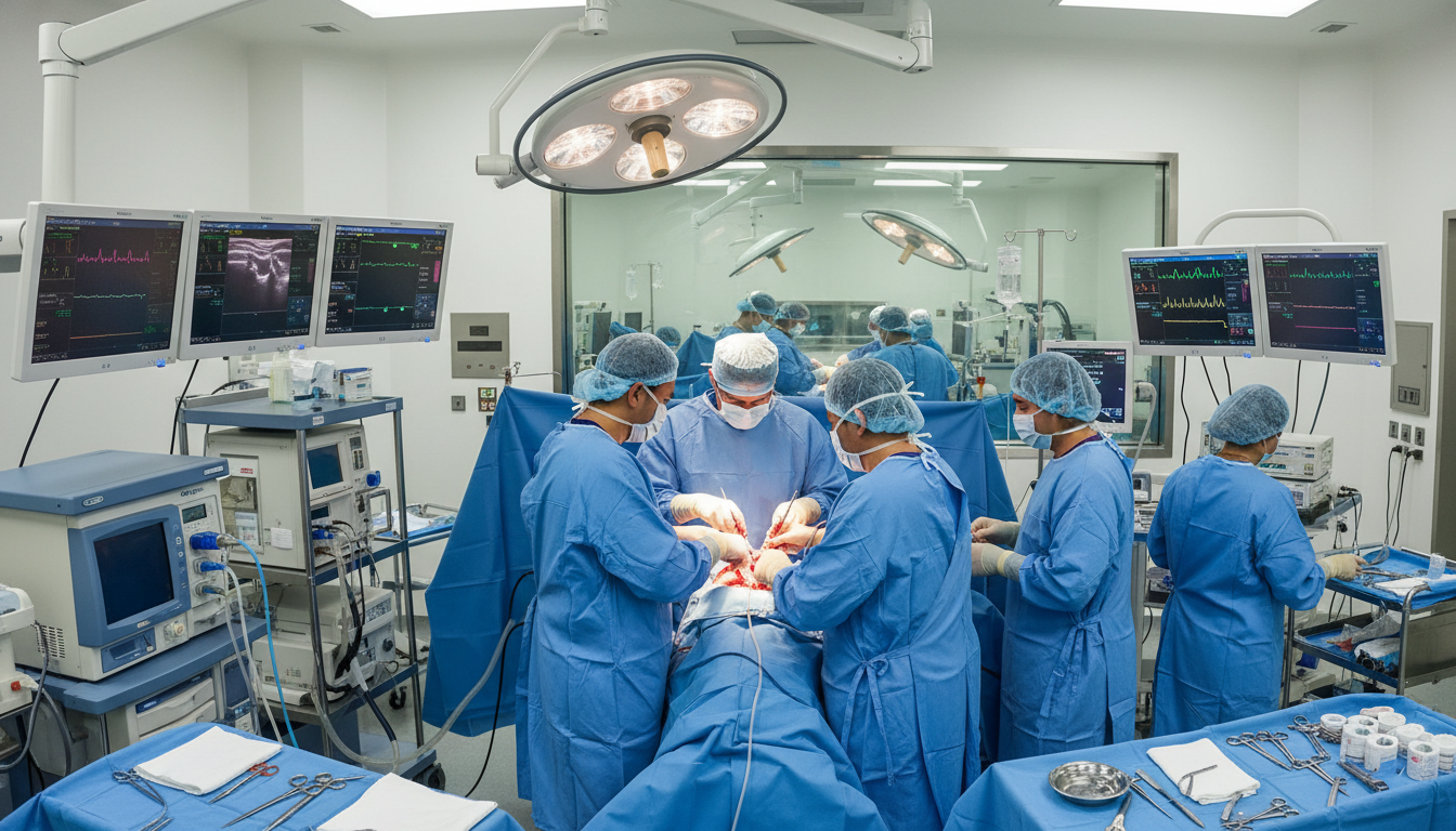 Cardiothoracic operating room in a high-volume academic center Cardiothoracic operating room in a high-volume academic center - MD graduate residency for Case Volume Evaluation for MD Grad