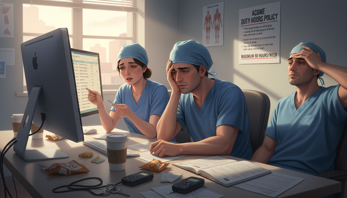 Cardiothoracic surgery residents experiencing duty hour strain Cardiothoracic surgery residents experiencing duty hour strain - MD graduate residency for Identifying Malignant Programs for