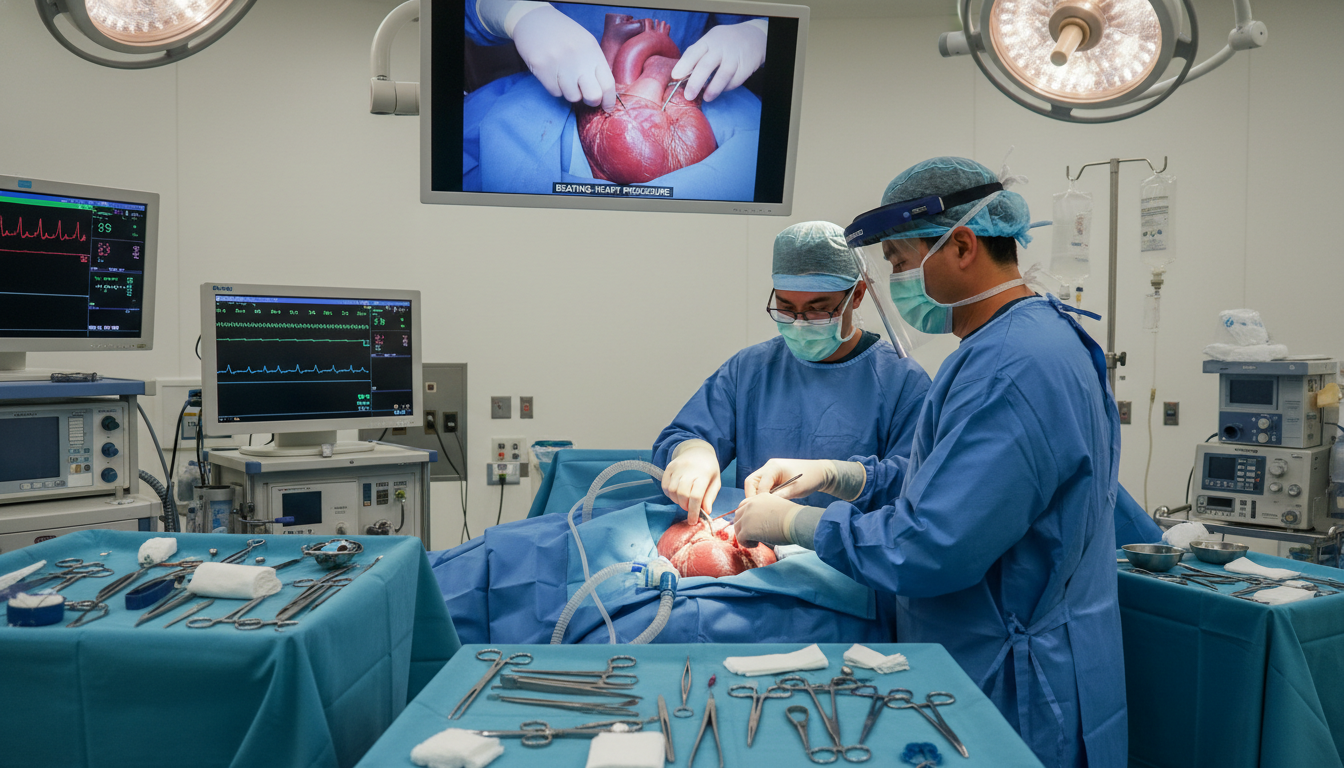 Cardiothoracic surgery resident in operating room with attending surgeon Cardiothoracic surgery resident in operating room with attending surgeon - MD graduate residency for Questions to Ask Program