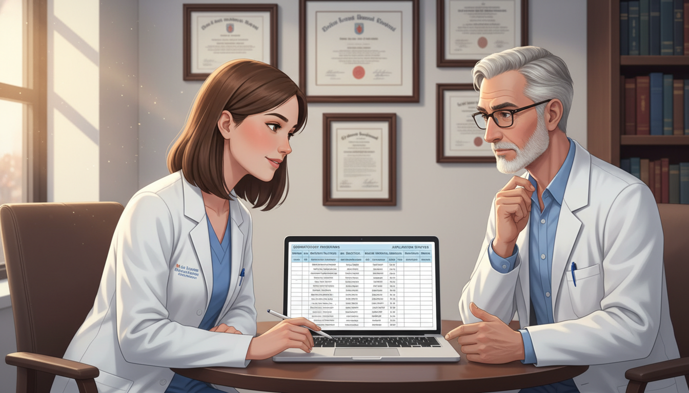 MD graduate discussing backup specialty options with mentor MD graduate discussing backup specialty options with mentor - MD graduate residency for Backup Specialty Planning for MD Grad