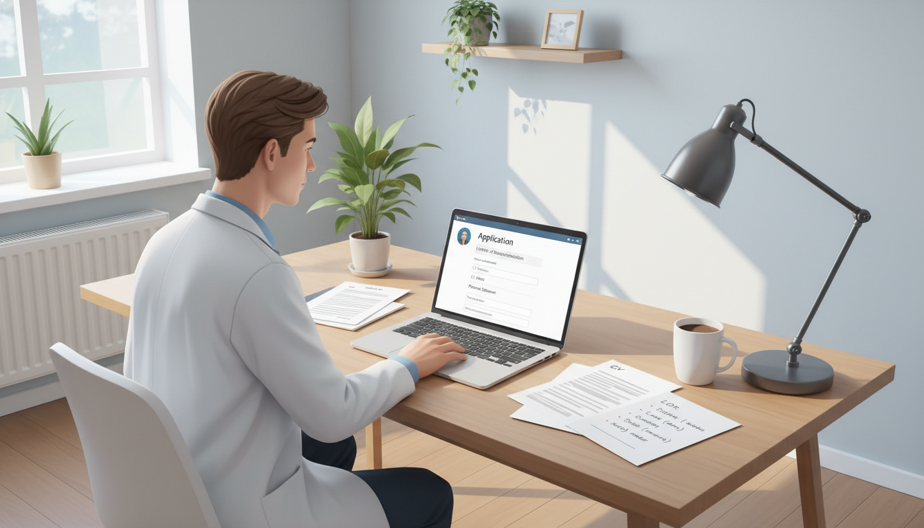 Dermatology resident preparing ERAS application and letters packet Dermatology resident preparing ERAS application and letters packet - MD graduate residency for Letters of Recommendation for