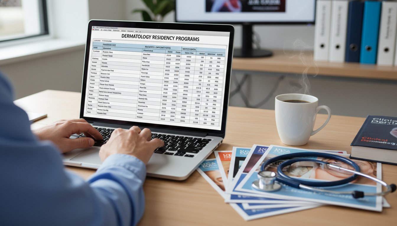 Dermatology residency program research spreadsheet Dermatology residency program research spreadsheet - MD graduate residency for How to Research Programs for MD Graduate in De