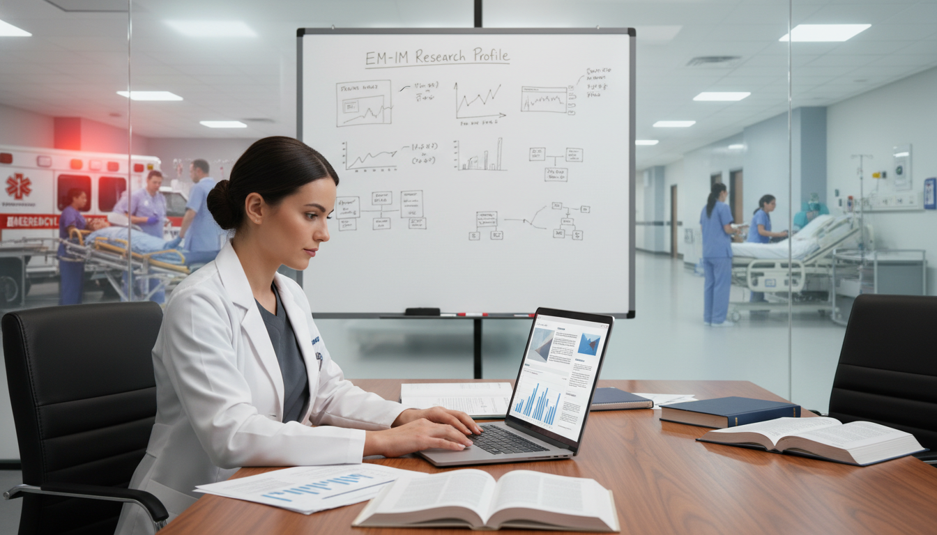 Building a Strong Research Profile for EM-IM Residency Success