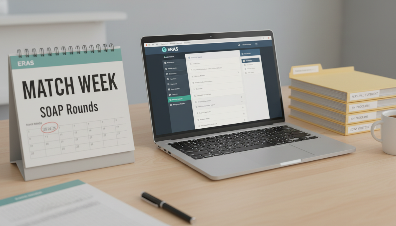 Timeline and workflow for SOAP preparation - MD graduate residency for SOAP Preparation for MD Graduate in Emergency Medicine