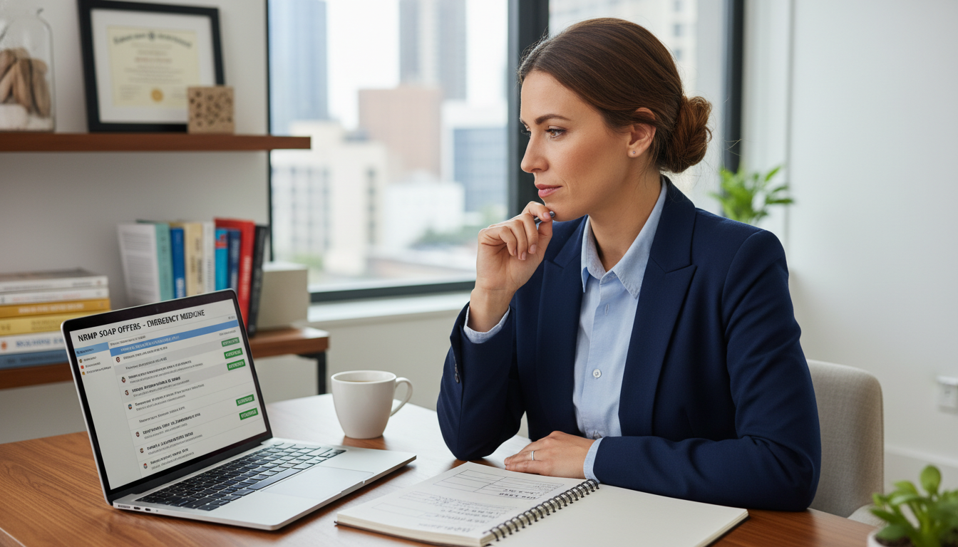 MD graduate evaluating SOAP offers for emergency medicine - MD graduate residency for SOAP Preparation for MD Graduate in Eme