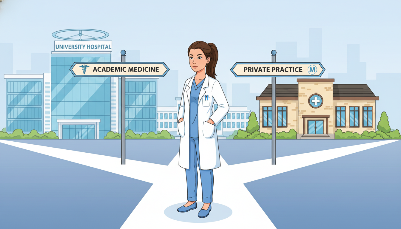 Choosing Between Academic vs Private Practice in Otolaryngology Residency