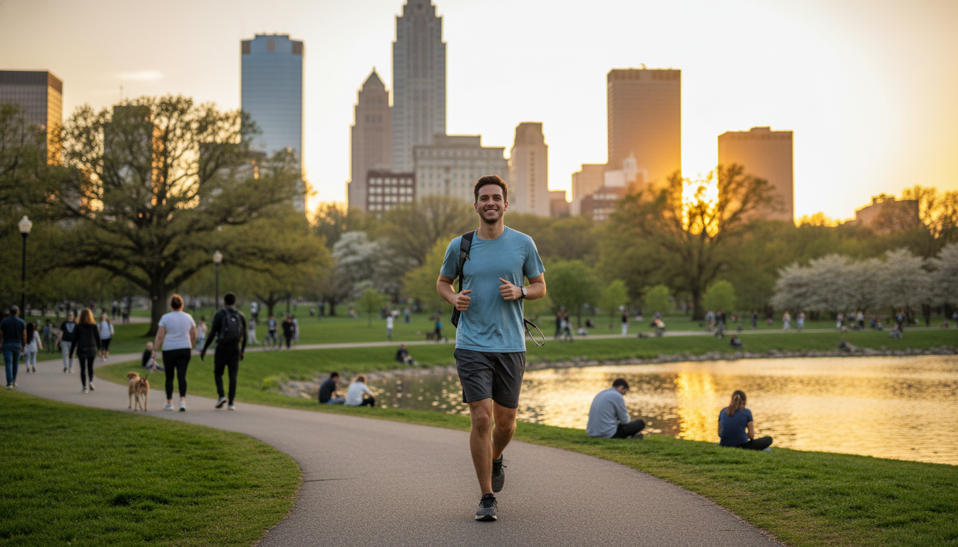 ENT resident engaging in healthy work life balance activities - MD graduate residency for Common Interview Questions for MD G