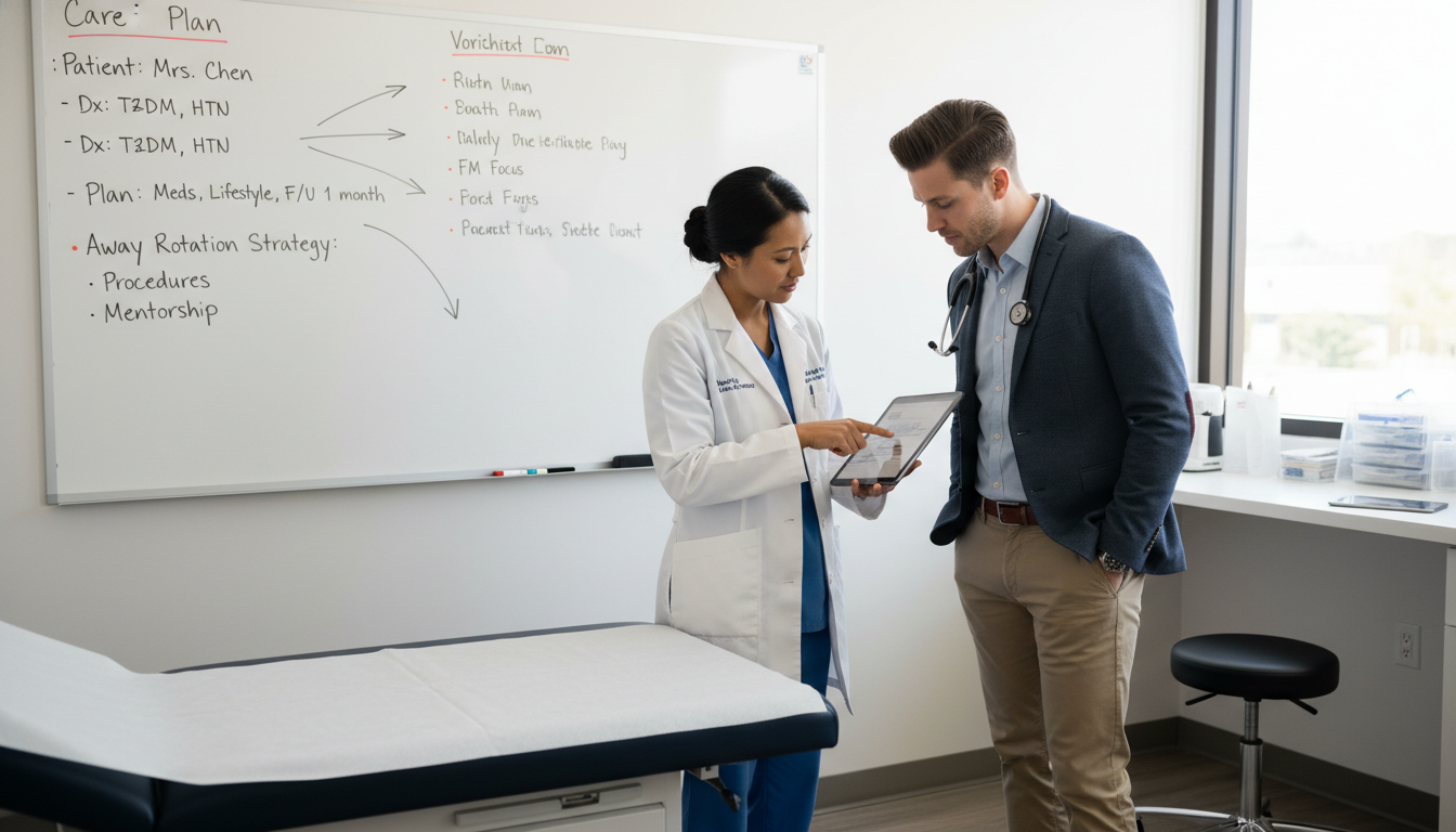 Family medicine resident teaching MD graduate during away rotation Family medicine resident teaching MD graduate during away rotation - MD graduate residency for Away Rotation Strategy for MD