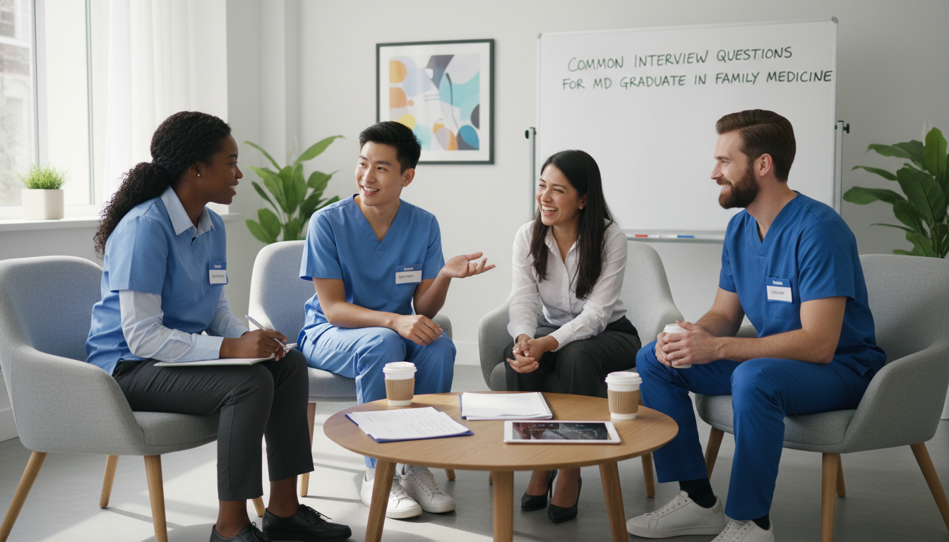 Family medicine residency interview group discussion - MD graduate residency for Common Interview Questions for MD Graduate i
