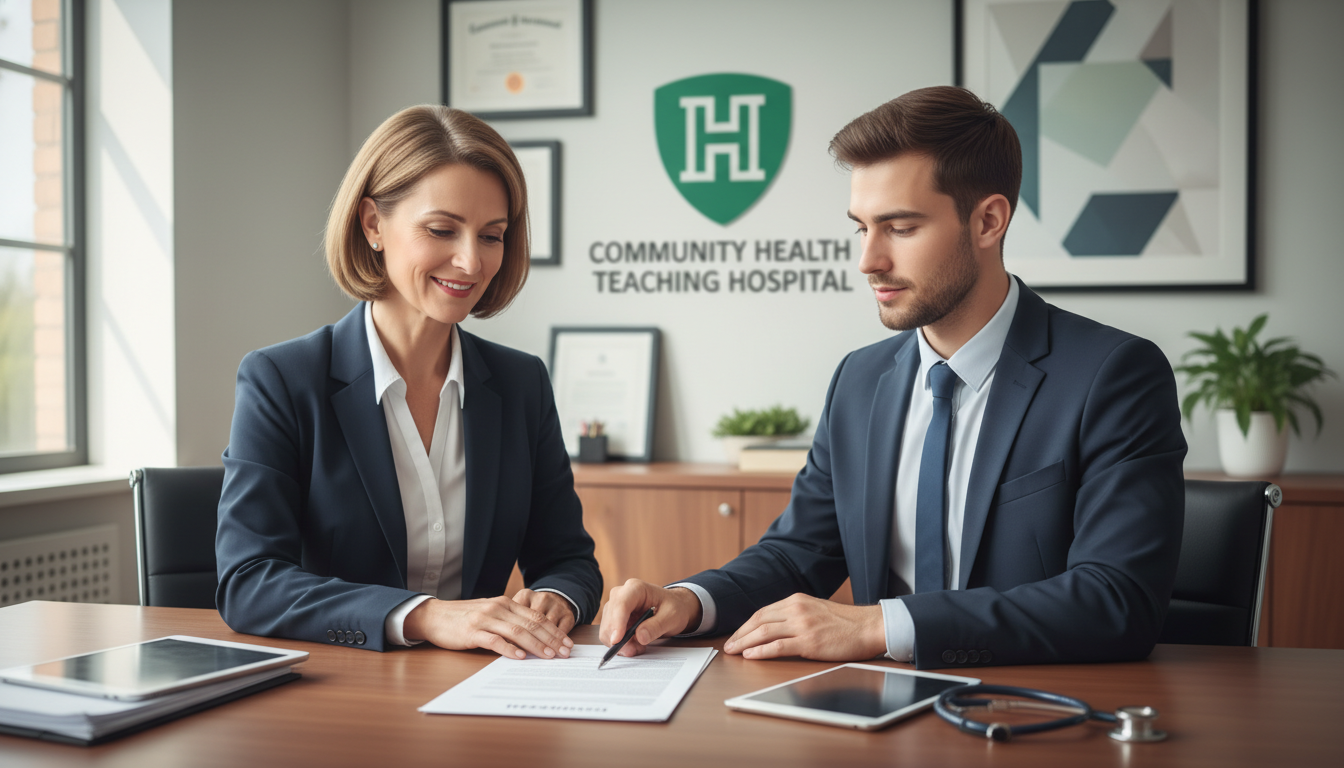 Family medicine program director meeting with an MD graduate to discuss a potential pre-match offer Family medicine program director meeting with an MD graduate to discuss a potential pre-match offer - MD graduate residency f