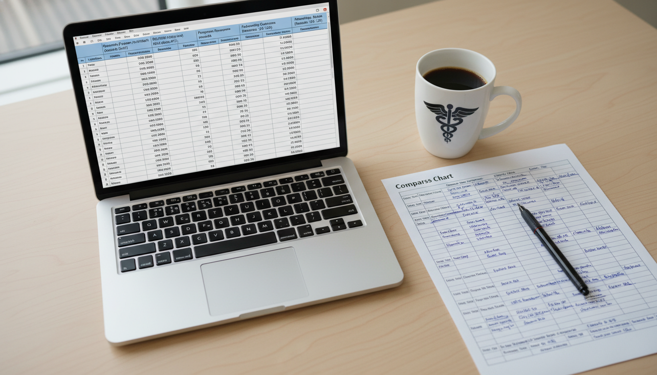 Residency program comparison chart for family medicine applicants - MD graduate residency for Program Selection Strategy for