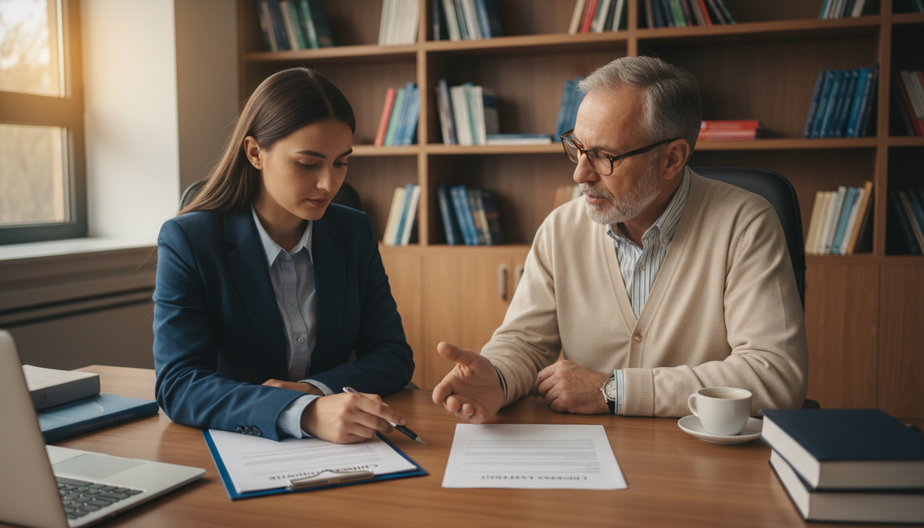 MD graduate meeting with a faculty mentor to discuss addressing red flags in residency applications MD graduate meeting with a faculty mentor to discuss addressing red flags in residency applications - MD graduate residency f