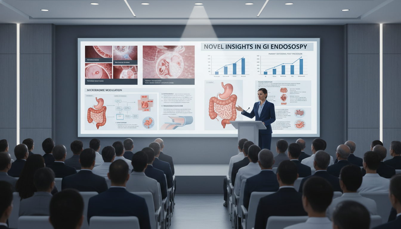Gastroenterology fellow presenting research at a medical conference Gastroenterology fellow presenting research at a medical conference - MD graduate residency for Research During Residency for