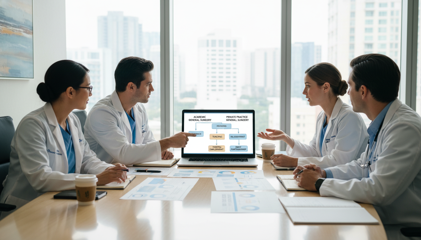 Choosing Between Academic Medicine and Private Practice for Surgeons