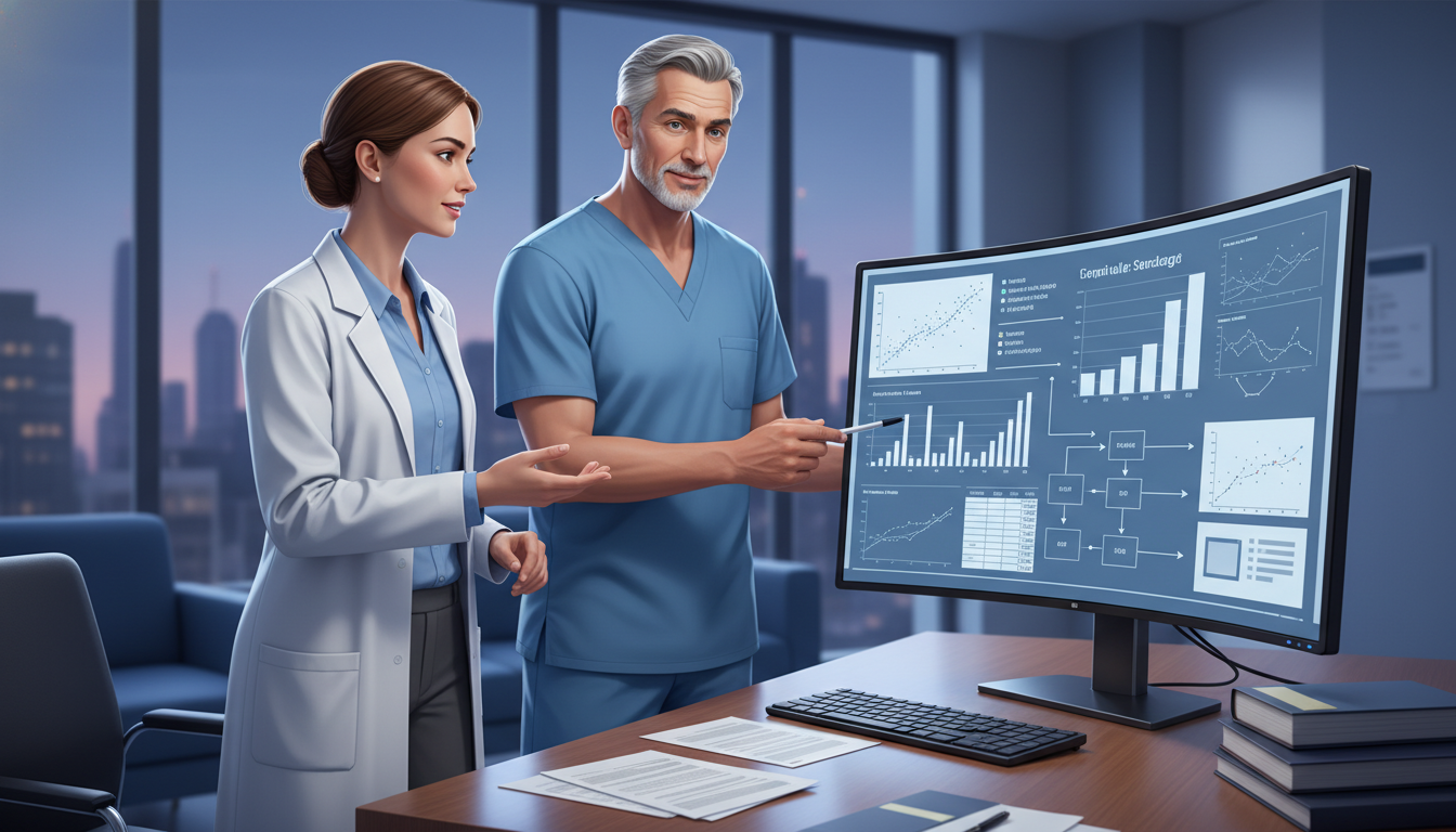 Surgical faculty mentoring MD graduate in research planning - MD graduate residency for Research Profile Building for MD Grad