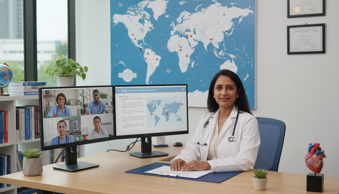 Private practice physician coordinating global health missions from their clinic Private practice physician coordinating global health missions from their clinic - MD graduate residency for Academic vs Priv