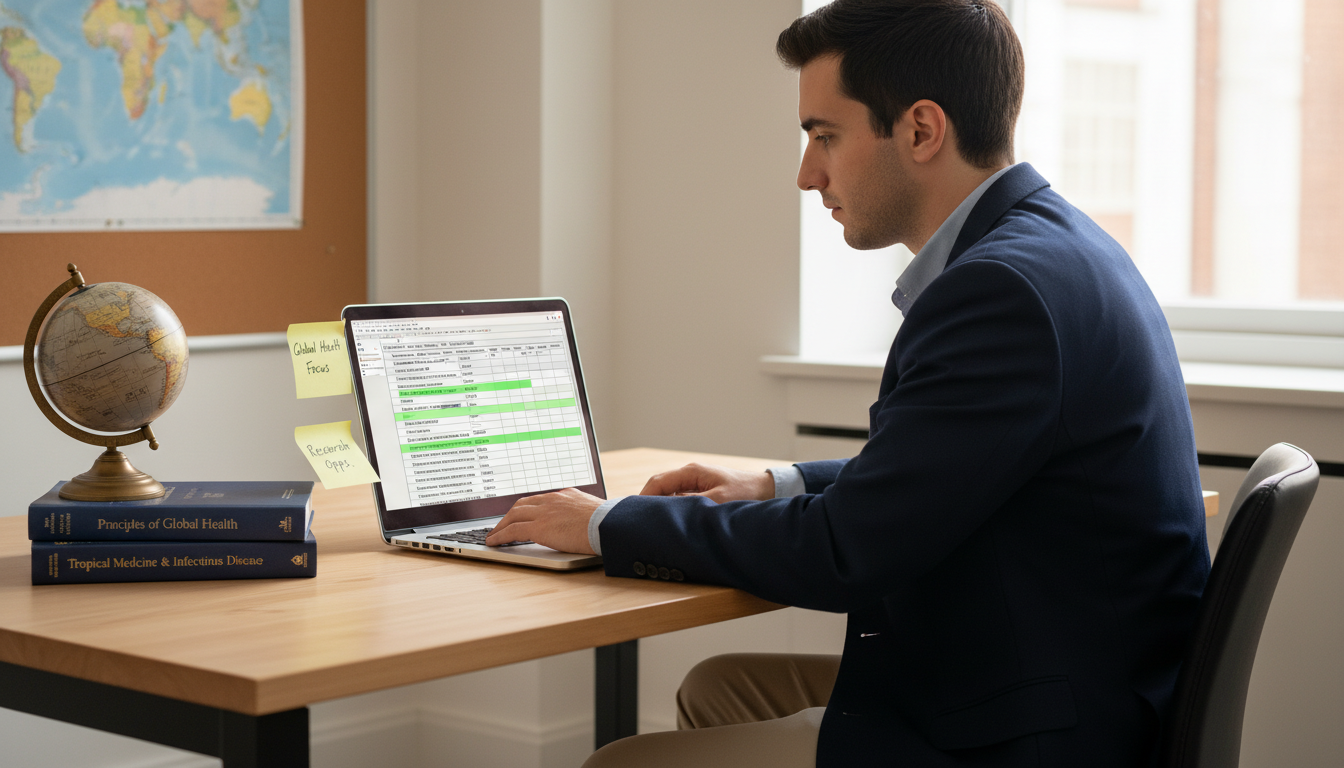 MD graduate organizing residency program list with global health focus - MD graduate residency for Program Selection Strategy