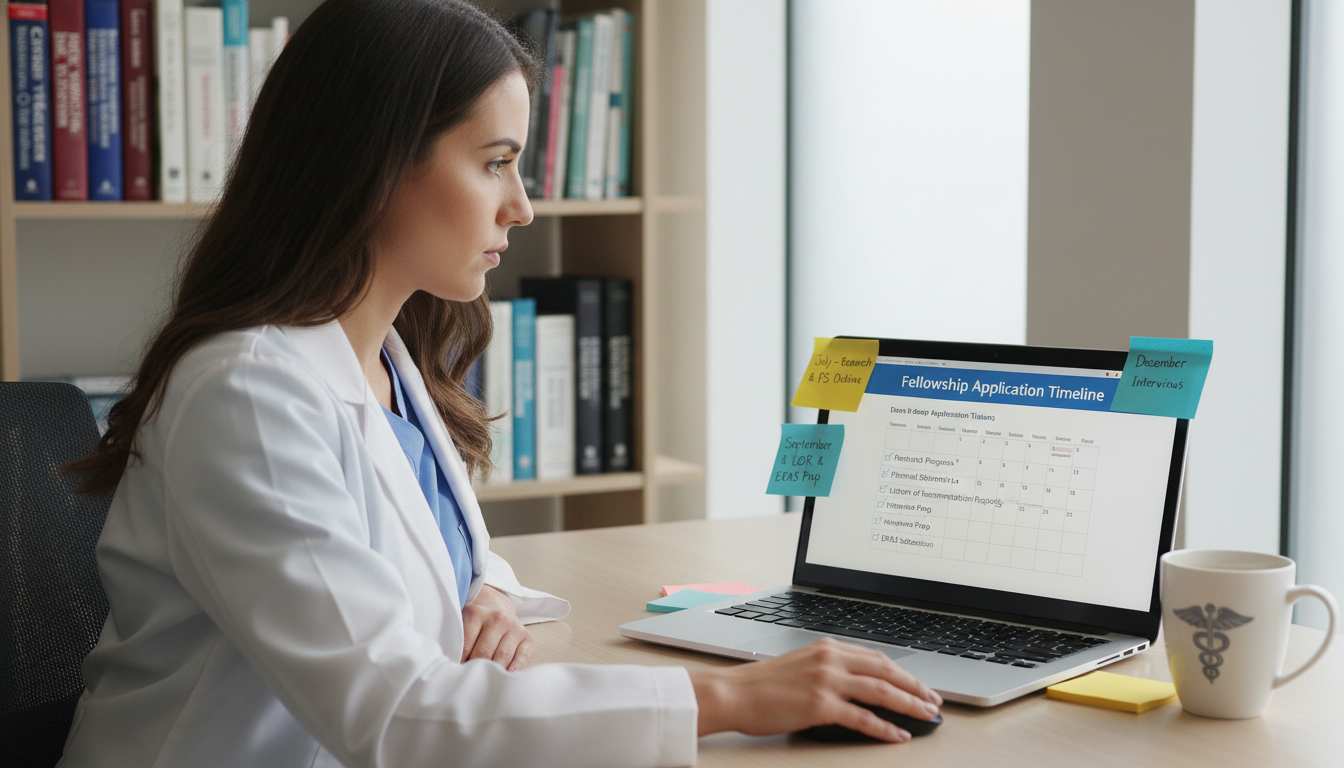 Resident planning fellowship application timeline Resident planning fellowship application timeline - MD graduate residency for Fellowship Preparation for MD Graduate in Inter